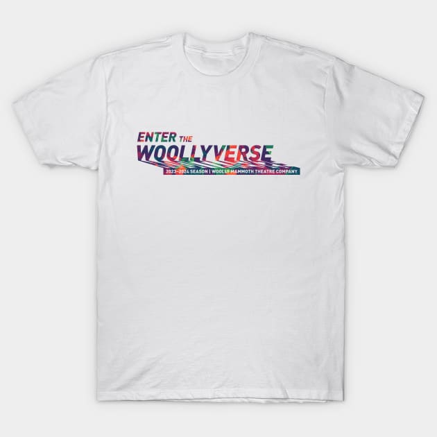 Woollyverse Logo Paint 2 T-Shirt by Woolly Mammoth Theatre Company